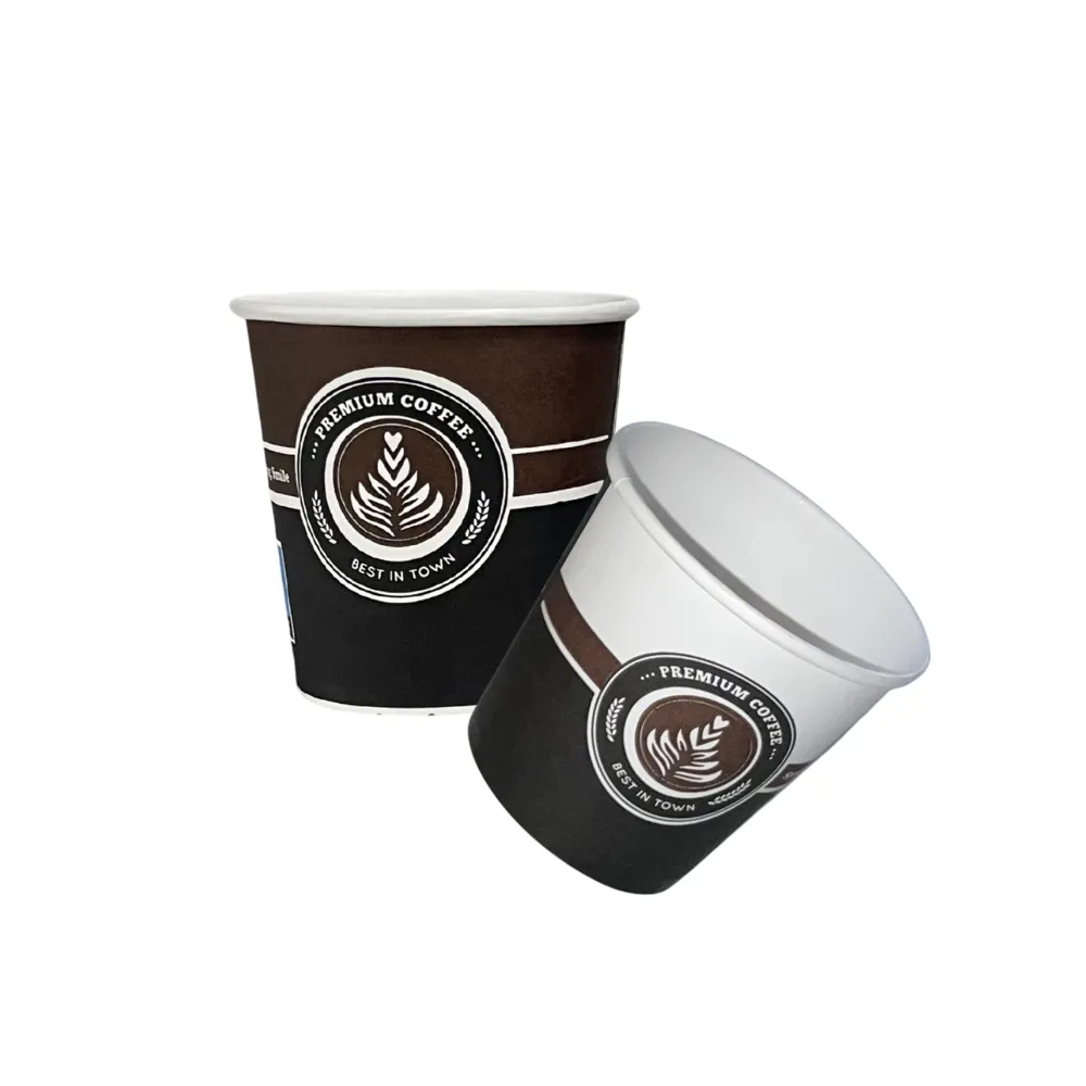 4 oz 120 ml Mintás Papírpohár - 100 db | 1 dl 1 4 oz 120 ml Mintás Papírpohár