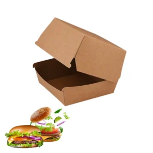 Hamburger doboz ragasztott 11.5 x 11.5 x 9 cm