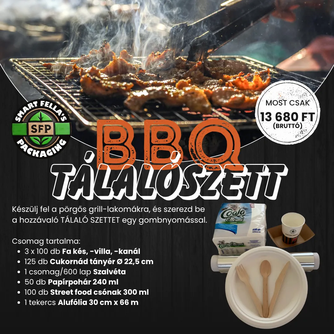 BBQ Tálalószett popup