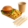 Hamburger csónakban