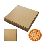 Barna pizzadoboz 32 cm