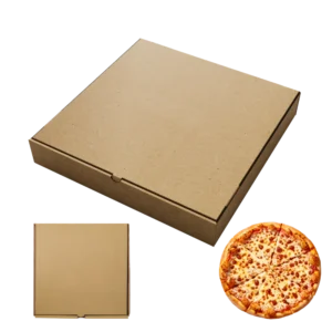 Barna pizzadoboz 32 cm