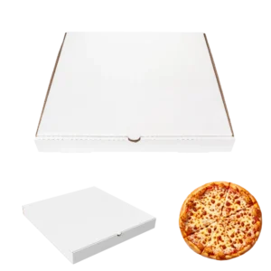 Fehér pizzadoboz 32 cm