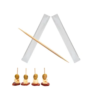 Rólunk 23 Fogvájó egyesével papírba csomagolt – 1000 db | Higiénikus, környezetbarát fa fogpiszkáló