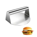 Smash Burger nyomó, hamburgerprés 14 cm – Rozsdamentes acél 3 Smash Burger nyomó