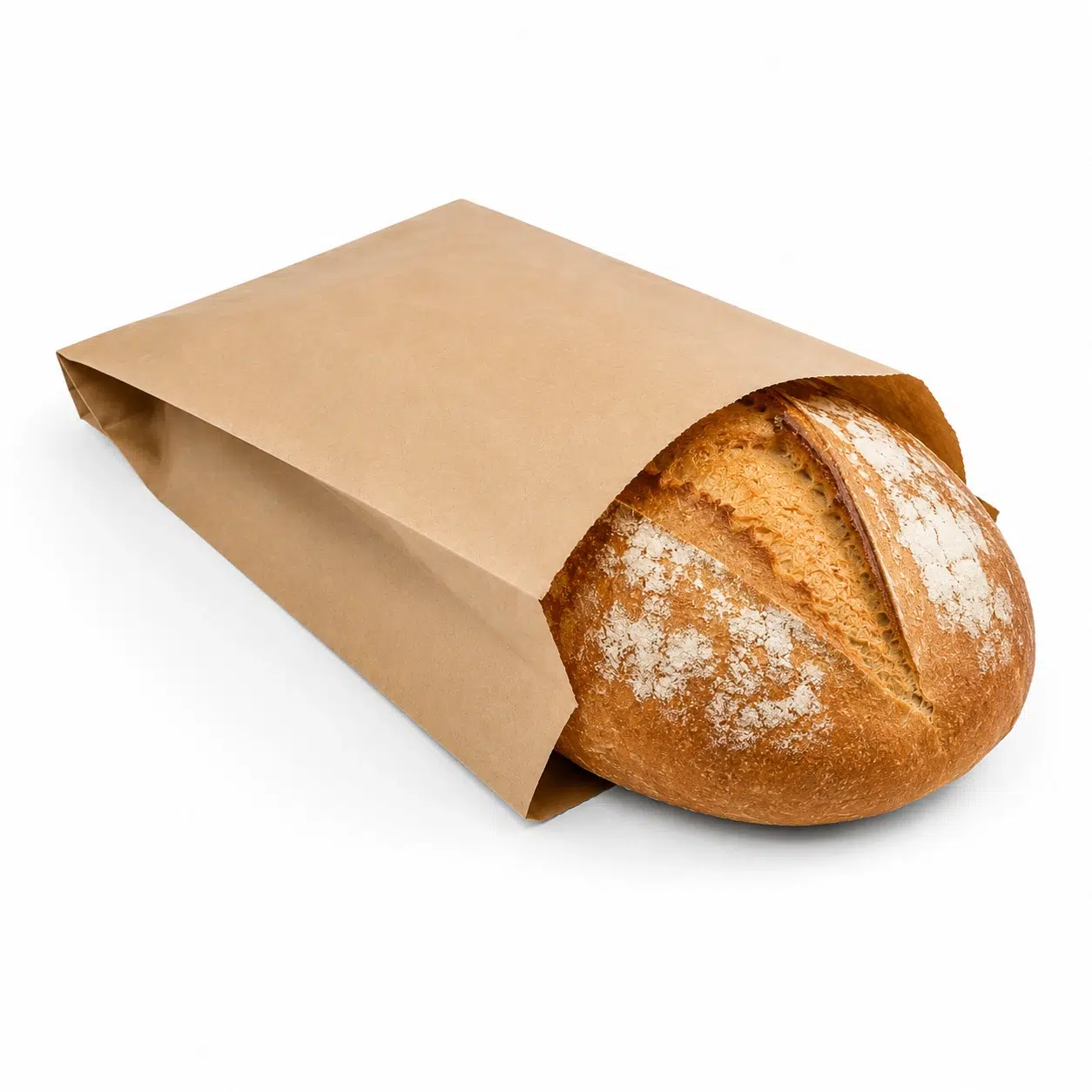 Papírtasak 2 kg 23 x 45 cm KRAFT – 1000 db | Barna papírzacskó péksüteményekhez és kenyérhez 1 Papírtasak 2 kg